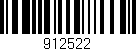 Código de barras (EAN, GTIN, SKU, ISBN): '912522'