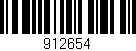 Código de barras (EAN, GTIN, SKU, ISBN): '912654'
