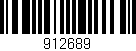 Código de barras (EAN, GTIN, SKU, ISBN): '912689'