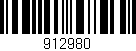 Código de barras (EAN, GTIN, SKU, ISBN): '912980'