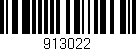 Código de barras (EAN, GTIN, SKU, ISBN): '913022'