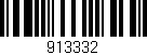 Código de barras (EAN, GTIN, SKU, ISBN): '913332'