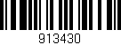 Código de barras (EAN, GTIN, SKU, ISBN): '913430'