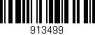 Código de barras (EAN, GTIN, SKU, ISBN): '913499'