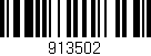 Código de barras (EAN, GTIN, SKU, ISBN): '913502'
