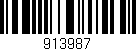 Código de barras (EAN, GTIN, SKU, ISBN): '913987'