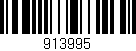 Código de barras (EAN, GTIN, SKU, ISBN): '913995'