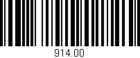 Código de barras (EAN, GTIN, SKU, ISBN): '914.00'