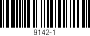 Código de barras (EAN, GTIN, SKU, ISBN): '9142-1'