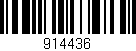 Código de barras (EAN, GTIN, SKU, ISBN): '914436'