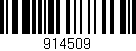 Código de barras (EAN, GTIN, SKU, ISBN): '914509'