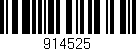 Código de barras (EAN, GTIN, SKU, ISBN): '914525'
