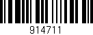 Código de barras (EAN, GTIN, SKU, ISBN): '914711'