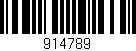 Código de barras (EAN, GTIN, SKU, ISBN): '914789'