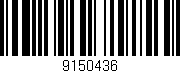 Código de barras (EAN, GTIN, SKU, ISBN): '9150436'