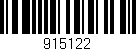 Código de barras (EAN, GTIN, SKU, ISBN): '915122'