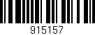 Código de barras (EAN, GTIN, SKU, ISBN): '915157'
