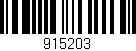 Código de barras (EAN, GTIN, SKU, ISBN): '915203'