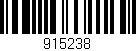 Código de barras (EAN, GTIN, SKU, ISBN): '915238'