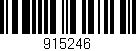 Código de barras (EAN, GTIN, SKU, ISBN): '915246'