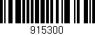 Código de barras (EAN, GTIN, SKU, ISBN): '915300'