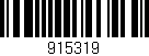 Código de barras (EAN, GTIN, SKU, ISBN): '915319'