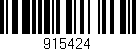Código de barras (EAN, GTIN, SKU, ISBN): '915424'