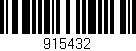 Código de barras (EAN, GTIN, SKU, ISBN): '915432'