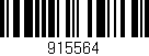 Código de barras (EAN, GTIN, SKU, ISBN): '915564'