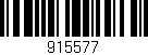 Código de barras (EAN, GTIN, SKU, ISBN): '915577'