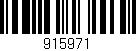 Código de barras (EAN, GTIN, SKU, ISBN): '915971'