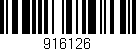 Código de barras (EAN, GTIN, SKU, ISBN): '916126'