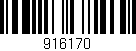 Código de barras (EAN, GTIN, SKU, ISBN): '916170'