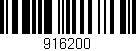 Código de barras (EAN, GTIN, SKU, ISBN): '916200'