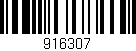 Código de barras (EAN, GTIN, SKU, ISBN): '916307'