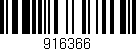 Código de barras (EAN, GTIN, SKU, ISBN): '916366'