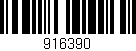 Código de barras (EAN, GTIN, SKU, ISBN): '916390'