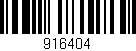 Código de barras (EAN, GTIN, SKU, ISBN): '916404'