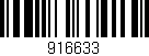 Código de barras (EAN, GTIN, SKU, ISBN): '916633'