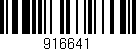 Código de barras (EAN, GTIN, SKU, ISBN): '916641'