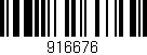 Código de barras (EAN, GTIN, SKU, ISBN): '916676'