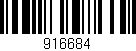 Código de barras (EAN, GTIN, SKU, ISBN): '916684'