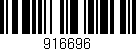 Código de barras (EAN, GTIN, SKU, ISBN): '916696'