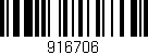 Código de barras (EAN, GTIN, SKU, ISBN): '916706'