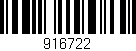 Código de barras (EAN, GTIN, SKU, ISBN): '916722'