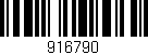 Código de barras (EAN, GTIN, SKU, ISBN): '916790'