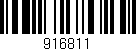 Código de barras (EAN, GTIN, SKU, ISBN): '916811'