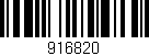 Código de barras (EAN, GTIN, SKU, ISBN): '916820'