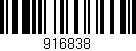 Código de barras (EAN, GTIN, SKU, ISBN): '916838'