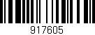 Código de barras (EAN, GTIN, SKU, ISBN): '917605'